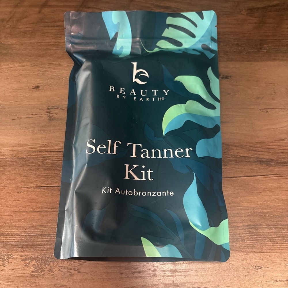 Beauty by Earth ULTRA DARK‎ Self Tanner Tanning Mousse Kit Mitt Foam Tan 7.5 Oz